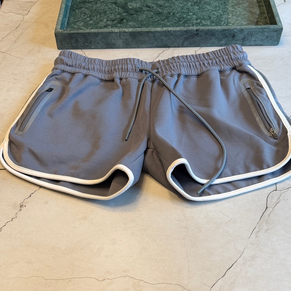 Gray men’s Retro Athletic Shorts